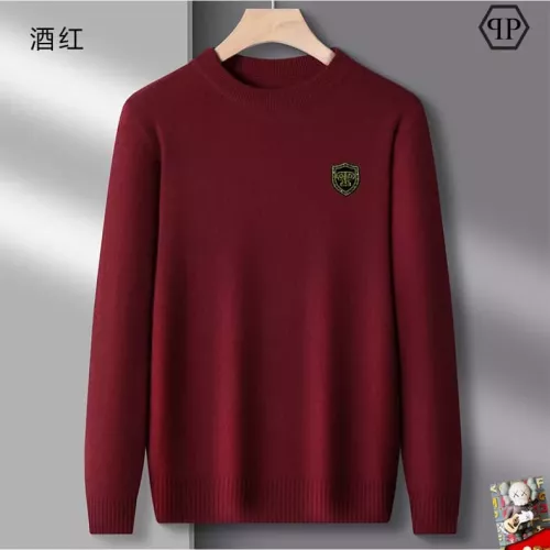 Wholesale Philipp Plein PP Sweaters Long Sleeved For Men #1375701 $42.00 USD, Wholesale Quality Replica Philipp Plein PP Sweaters