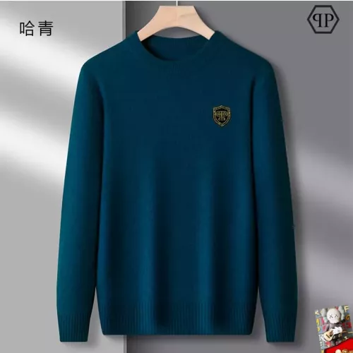 Wholesale Philipp Plein PP Sweaters Long Sleeved For Men #1375703 $42.00 USD, Wholesale Quality Replica Philipp Plein PP Sweaters