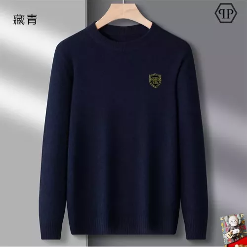 Wholesale Philipp Plein PP Sweaters Long Sleeved For Men #1375705 $42.00 USD, Wholesale Quality Replica Philipp Plein PP Sweaters