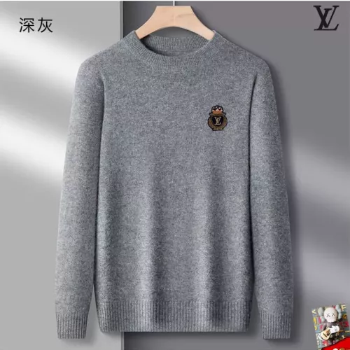 Wholesale Louis Vuitton LV Sweaters Long Sleeved For Men #1375718 $42.00 USD, Wholesale Quality Replica Louis Vuitton LV Sweaters