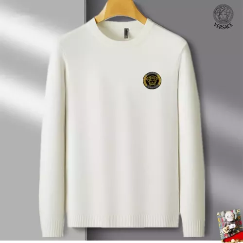 Wholesale Versace Sweaters Long Sleeved For Men #1375770 $42.00 USD, Wholesale Quality Replica Versace Sweaters