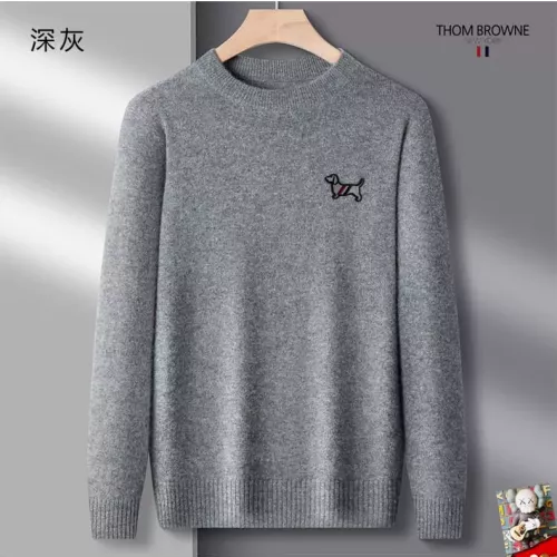 Wholesale Thom Browne TB Sweaters Long Sleeved For Men #1375790 $42.00 USD, Wholesale Quality Replica Thom Browne TB Sweaters
