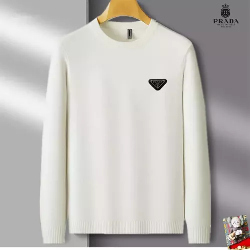 Wholesale Prada Sweaters Long Sleeved For Men #1375806 $42.00 USD, Wholesale Quality Replica Prada Sweaters