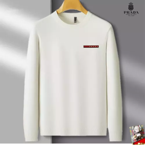 Wholesale Prada Sweaters Long Sleeved For Men #1375815 $42.00 USD, Wholesale Quality Replica Prada Sweaters