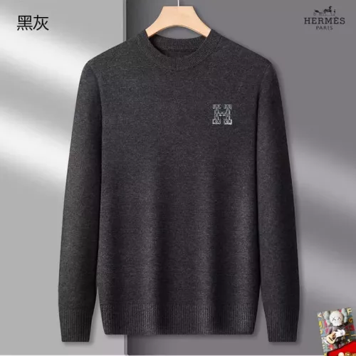 Wholesale Hermes Sweaters Long Sleeved For Men #1375830 $42.00 USD, Wholesale Quality Replica Hermes Sweaters