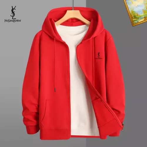 Wholesale Yves Saint Laurent YSL Hoodies Long Sleeved For Men #1375854 $42.00 USD, Wholesale Quality Replica Yves Saint Laurent YSL Hoodies