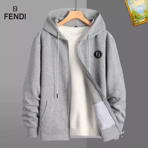 Wholesale Fendi Hoodies Long Sleeved For Men #1375868 $42.00 USD, Wholesale Quality Replica Fendi Hoodies
