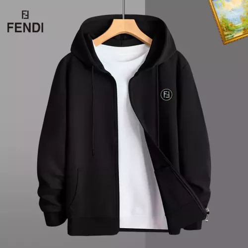 Wholesale Fendi Hoodies Long Sleeved For Men #1375872 $42.00 USD, Wholesale Quality Replica Fendi Hoodies