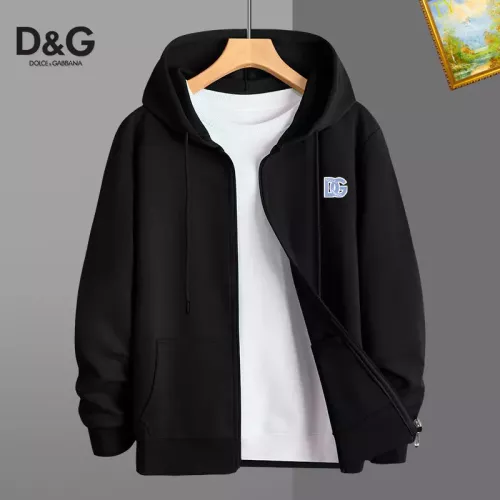 Wholesale Dolce &amp; Gabbana D&amp;G Hoodies Long Sleeved For Men #1375892 $42.00 USD, Wholesale Quality Replica Dolce &amp; Gabbana D&amp;G Hoodies