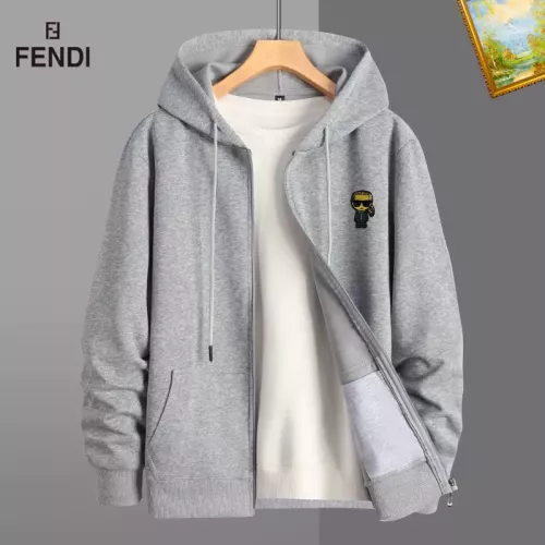 Wholesale Fendi Hoodies Long Sleeved For Men #1375933 $42.00 USD, Wholesale Quality Replica Fendi Hoodies