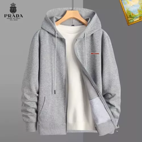 Wholesale Prada Hoodies Long Sleeved For Men #1375938 $42.00 USD, Wholesale Quality Replica Prada Hoodies