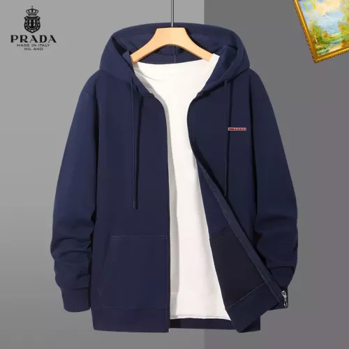 Wholesale Prada Hoodies Long Sleeved For Men #1375941 $42.00 USD, Wholesale Quality Replica Prada Hoodies