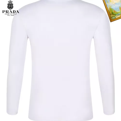 Replica Prada T-Shirts Long Sleeved For Unisex #1375953 $34.00 USD for Wholesale