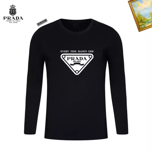 Wholesale Prada T-Shirts Long Sleeved For Unisex #1375954 $34.00 USD, Wholesale Quality Replica Prada T-Shirts