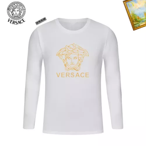 Wholesale Versace T-Shirts Long Sleeved For Unisex #1375971 $34.00 USD, Wholesale Quality Replica Versace T-Shirts