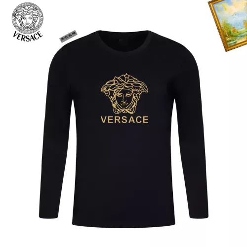Wholesale Versace T-Shirts Long Sleeved For Unisex #1375972 $34.00 USD, Wholesale Quality Replica Versace T-Shirts