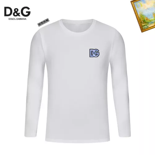 Wholesale Dolce &amp; Gabbana D&amp;G T-Shirts Long Sleeved For Unisex #1375985 $34.00 USD, Wholesale Quality Replica Dolce &amp; Gabbana D&amp;G T-Shirts