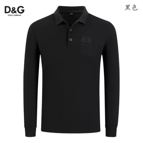 Wholesale Dolce &amp; Gabbana D&amp;G T-Shirts Long Sleeved For Men #1376009 $40.00 USD, Wholesale Quality Replica Dolce &amp; Gabbana D&amp;G T-Shirts