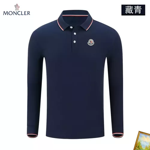 Wholesale Moncler T-Shirts Long Sleeved For Men #1376018 $40.00 USD, Wholesale Quality Replica Moncler T-Shirts