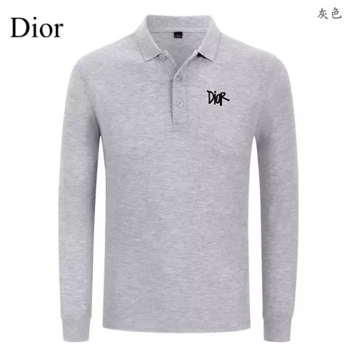 Wholesale Christian Dior T-Shirts Long Sleeved For Men #1376021 $40.00 USD, Wholesale Quality Replica Christian Dior T-Shirts