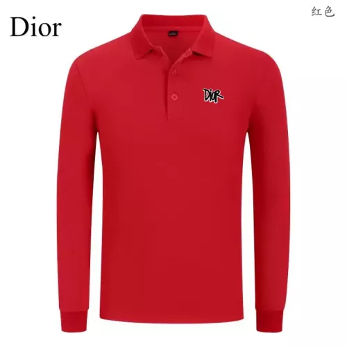Wholesale Christian Dior T-Shirts Long Sleeved For Men #1376022 $40.00 USD, Wholesale Quality Replica Christian Dior T-Shirts