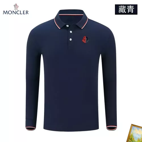 Wholesale Moncler T-Shirts Long Sleeved For Men #1376029 $40.00 USD, Wholesale Quality Replica Moncler T-Shirts