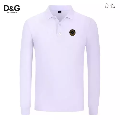 Wholesale Dolce &amp; Gabbana D&amp;G T-Shirts Long Sleeved For Men #1376042 $40.00 USD, Wholesale Quality Replica Dolce &amp; Gabbana D&amp;G T-Shirts