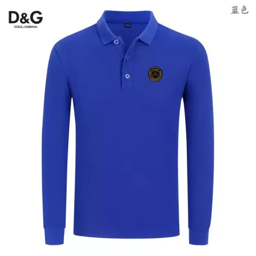 Wholesale Dolce &amp; Gabbana D&amp;G T-Shirts Long Sleeved For Men #1376045 $40.00 USD, Wholesale Quality Replica Dolce &amp; Gabbana D&amp;G T-Shirts