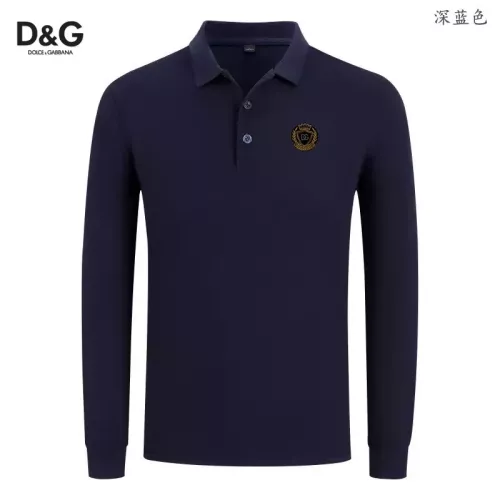 Wholesale Dolce &amp; Gabbana D&amp;G T-Shirts Long Sleeved For Men #1376046 $40.00 USD, Wholesale Quality Replica Dolce &amp; Gabbana D&amp;G T-Shirts