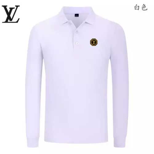 Wholesale Louis Vuitton LV T-Shirts Long Sleeved For Men #1376075 $40.00 USD, Wholesale Quality Replica Louis Vuitton LV T-Shirts