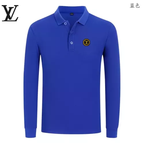 Wholesale Louis Vuitton LV T-Shirts Long Sleeved For Men #1376078 $40.00 USD, Wholesale Quality Replica Louis Vuitton LV T-Shirts