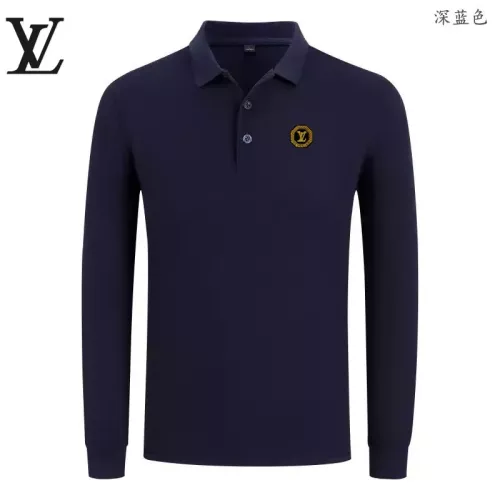 Wholesale Louis Vuitton LV T-Shirts Long Sleeved For Men #1376079 $40.00 USD, Wholesale Quality Replica Louis Vuitton LV T-Shirts