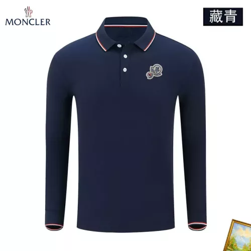 Wholesale Moncler T-Shirts Long Sleeved For Men #1376084 $40.00 USD, Wholesale Quality Replica Moncler T-Shirts