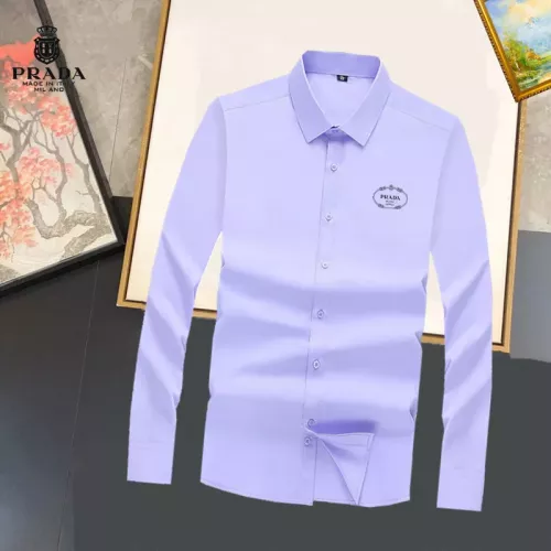 Wholesale Prada Shirts Long Sleeved For Unisex #1376094 $40.00 USD, Wholesale Quality Replica Prada Shirts