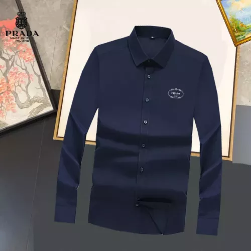 Wholesale Prada Shirts Long Sleeved For Unisex #1376096 $40.00 USD, Wholesale Quality Replica Prada Shirts