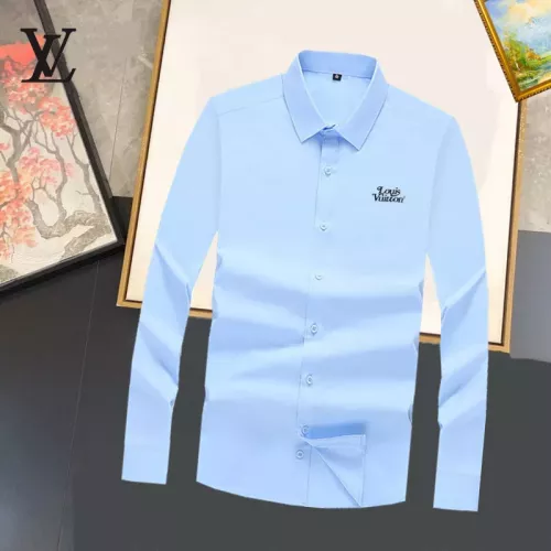 Wholesale Louis Vuitton LV Shirts Long Sleeved For Unisex #1376111 $40.00 USD, Wholesale Quality Replica Louis Vuitton LV Shirts