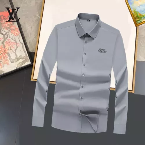 Wholesale Louis Vuitton LV Shirts Long Sleeved For Unisex #1376113 $40.00 USD, Wholesale Quality Replica Louis Vuitton LV Shirts