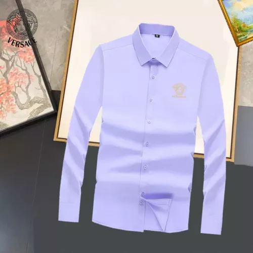 Wholesale Versace Shirts Long Sleeved For Unisex #1376130 $40.00 USD, Wholesale Quality Replica Versace Shirts