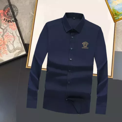 Wholesale Versace Shirts Long Sleeved For Unisex #1376132 $40.00 USD, Wholesale Quality Replica Versace Shirts