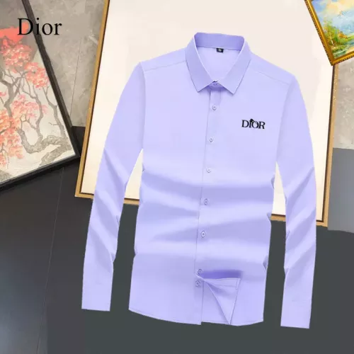Wholesale Christian Dior Shirts Long Sleeved For Unisex #1376160 $40.00 USD, Wholesale Quality Replica Christian Dior Shirts