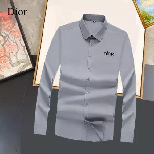 Wholesale Christian Dior Shirts Long Sleeved For Unisex #1376161 $40.00 USD, Wholesale Quality Replica Christian Dior Shirts