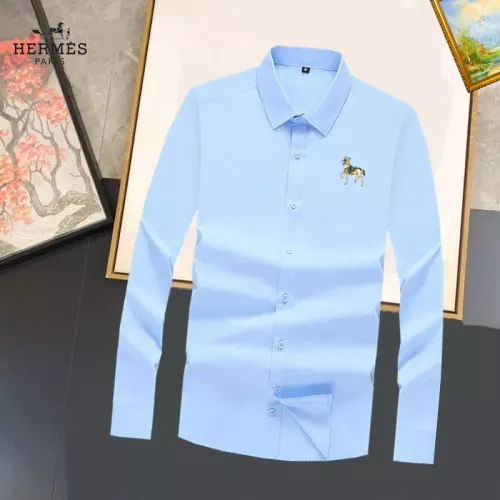 Wholesale Hermes Shirts Long Sleeved For Unisex #1376184 $40.00 USD, Wholesale Quality Replica Hermes Shirts