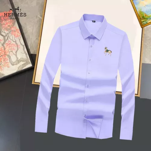 Wholesale Hermes Shirts Long Sleeved For Unisex #1376185 $40.00 USD, Wholesale Quality Replica Hermes Shirts