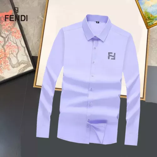 Wholesale Fendi Shirts Long Sleeved For Unisex #1376209 $40.00 USD, Wholesale Quality Replica Fendi Shirts