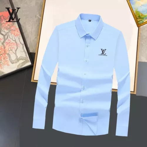 Wholesale Louis Vuitton LV Shirts Long Sleeved For Unisex #1376214 $40.00 USD, Wholesale Quality Replica Louis Vuitton LV Shirts
