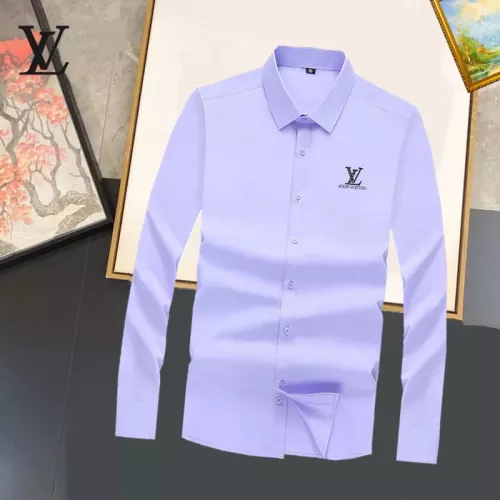 Wholesale Louis Vuitton LV Shirts Long Sleeved For Unisex #1376215 $40.00 USD, Wholesale Quality Replica Louis Vuitton LV Shirts