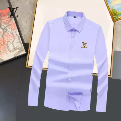 Wholesale Louis Vuitton LV Shirts Long Sleeved For Unisex #1376227 $40.00 USD, Wholesale Quality Replica Louis Vuitton LV Shirts