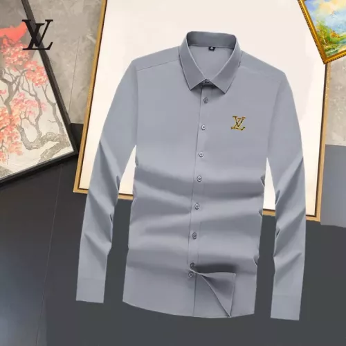 Wholesale Louis Vuitton LV Shirts Long Sleeved For Unisex #1376228 $40.00 USD, Wholesale Quality Replica Louis Vuitton LV Shirts