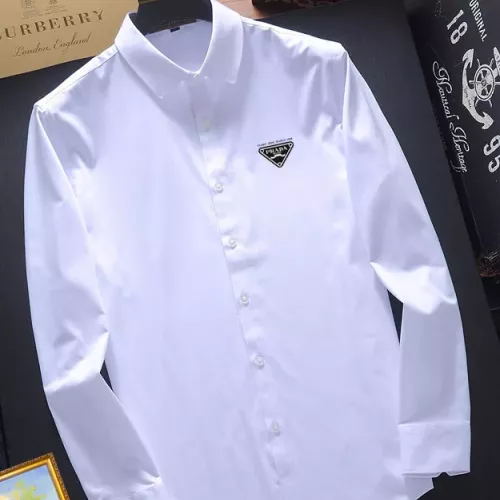 Wholesale Prada Shirts Long Sleeved For Unisex #1376254 $40.00 USD, Wholesale Quality Replica Prada Shirts