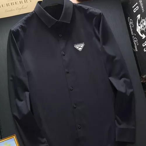 Wholesale Prada Shirts Long Sleeved For Unisex #1376255 $40.00 USD, Wholesale Quality Replica Prada Shirts